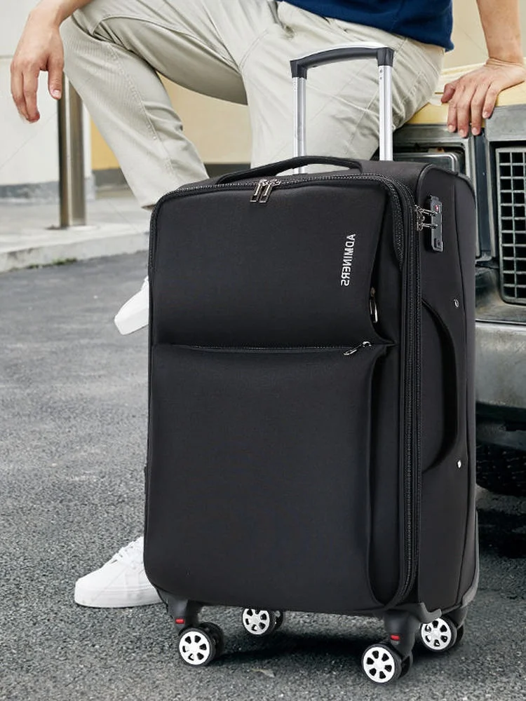 

Universal Wheel Lage Suitcase Handheld Carry-On Bag Soft Box for Men And Women Formeetin Brand Ox Cloth Zipper Closure