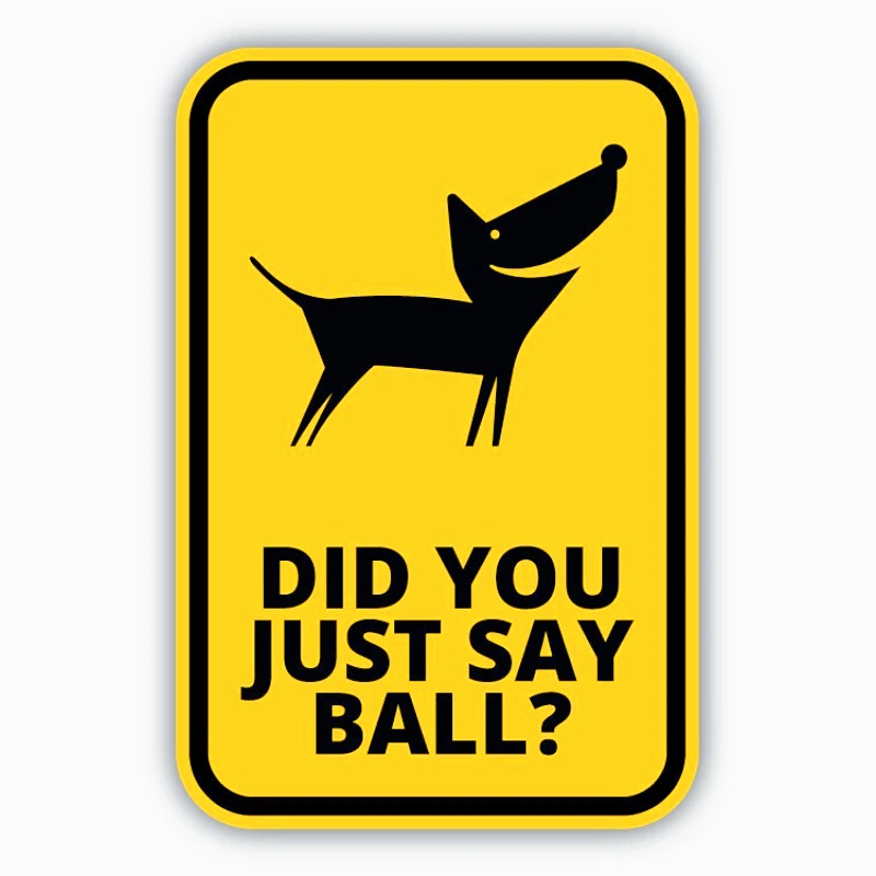 

Car decoration decals Funny Dog Warning Sign Car Bumper Sticker Decal 15cm PVC KK