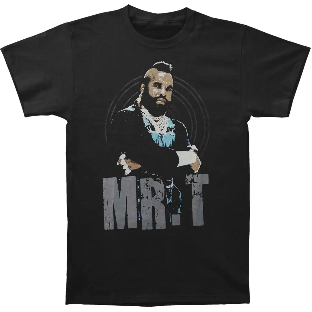 

Mr. T Bust You Up Peripheral Pattern Printing Summer Luxury Brand Pure Cotton Men's and Women's T-shirts Short Sleeves