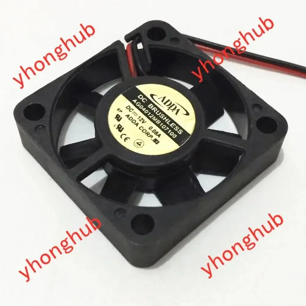 

ADDA AG04012MB107100 DC 12V 0.08A 40X40X10mm Cooling fan