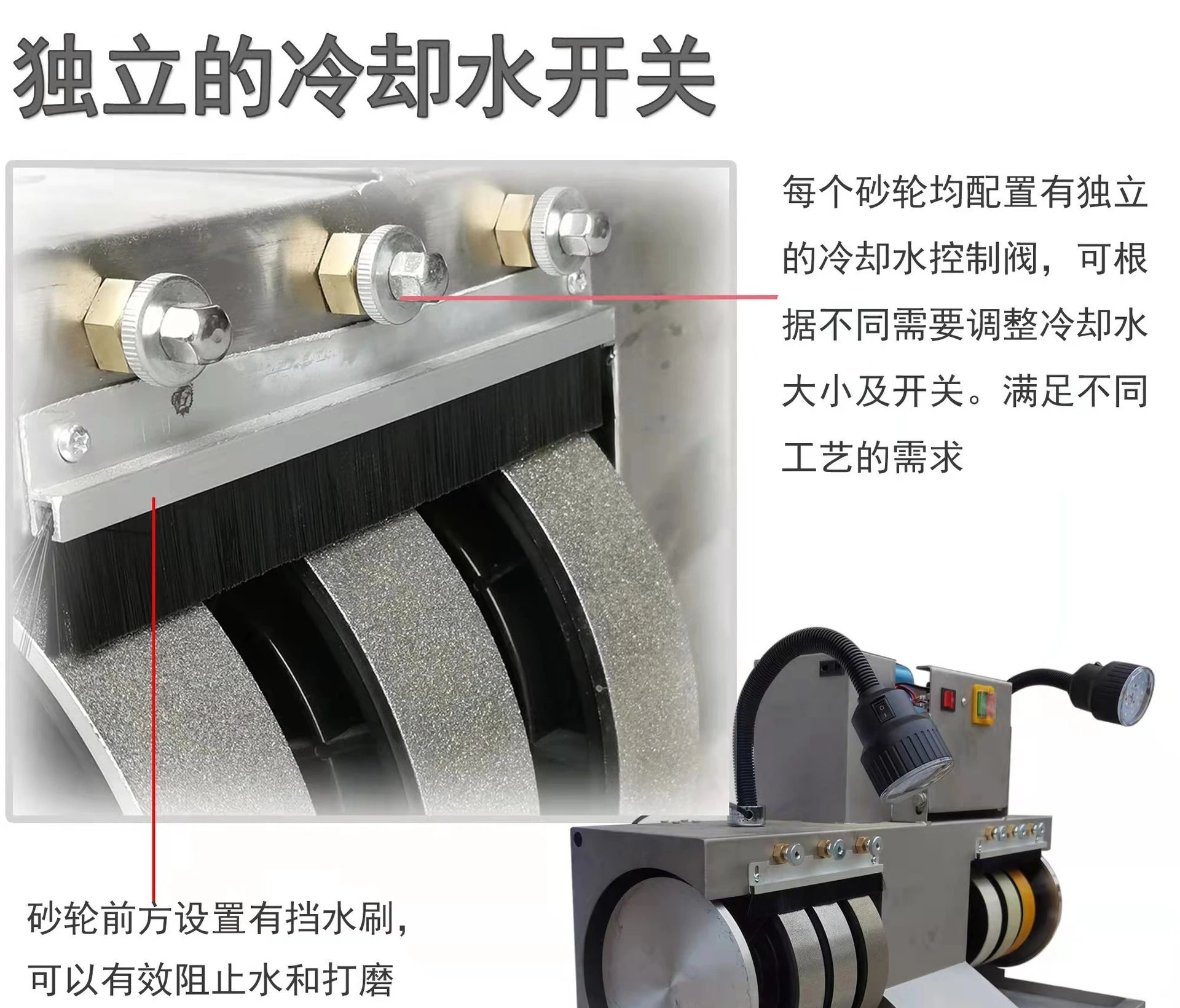 Edge folding machine, multi-wheel direct grinding, professional jewelry and jade polishing machine