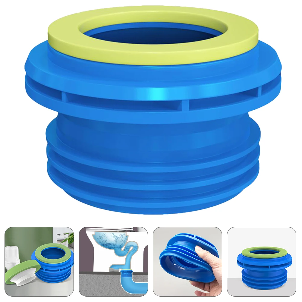 

Toilet Seal Ring Wax Free Odor Proof Flange Ring Leak Proof Universal Fits Most Toilets Easy Installation Water Tight Seal
