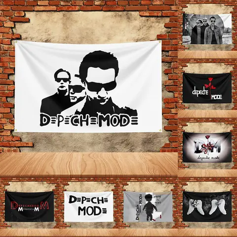 90X150ft Depeche Mode Band Party Flag Polyester Printed Flag Banner Tapestry for Garden Garage Decoration Concert Flag