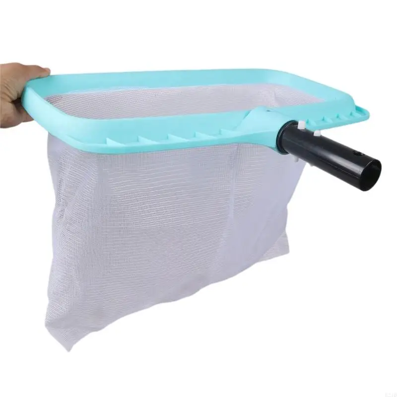 

Leaves Rakes Meshes Frame Net Skimmer Cleaner Swimming Pool Spa Tool with Comfortable Ergonomic Handle