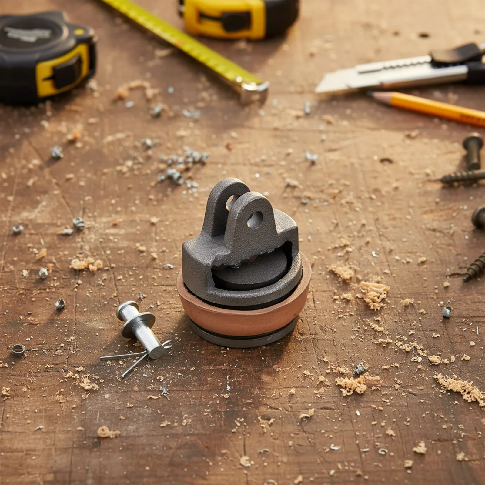 Bolt Type Design Leather Seal Inner Diameter 53mm 2.09in Replacement Part Easy Installation Long-lasting Performance
