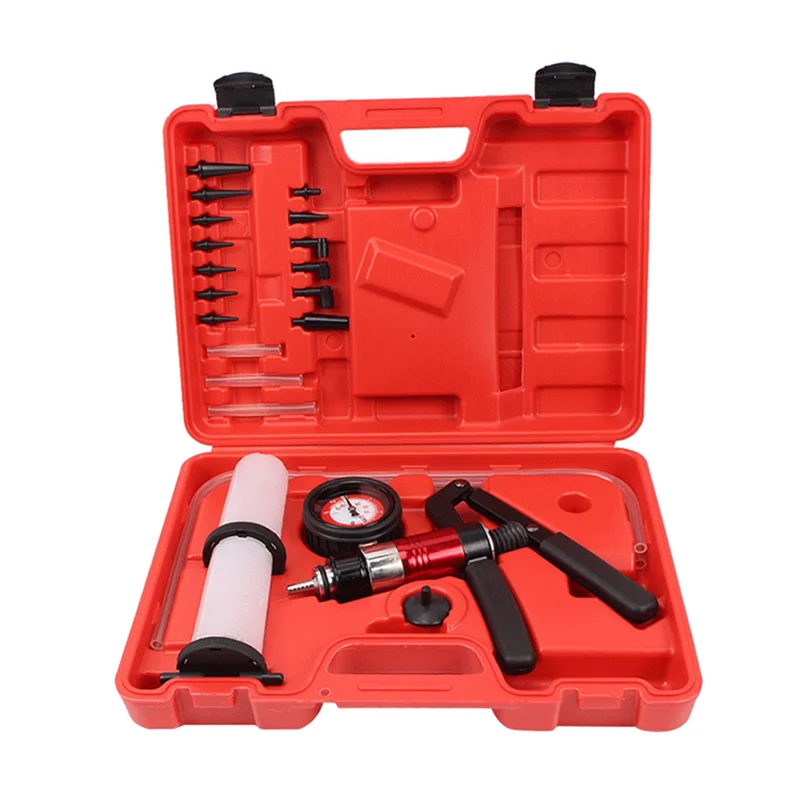 Auto Diagnostic-Tool Car Auto Handheld Vacuum Pump Brake Bleeder Adaptor Fluid Reservoir Oil Tester Tools Kit