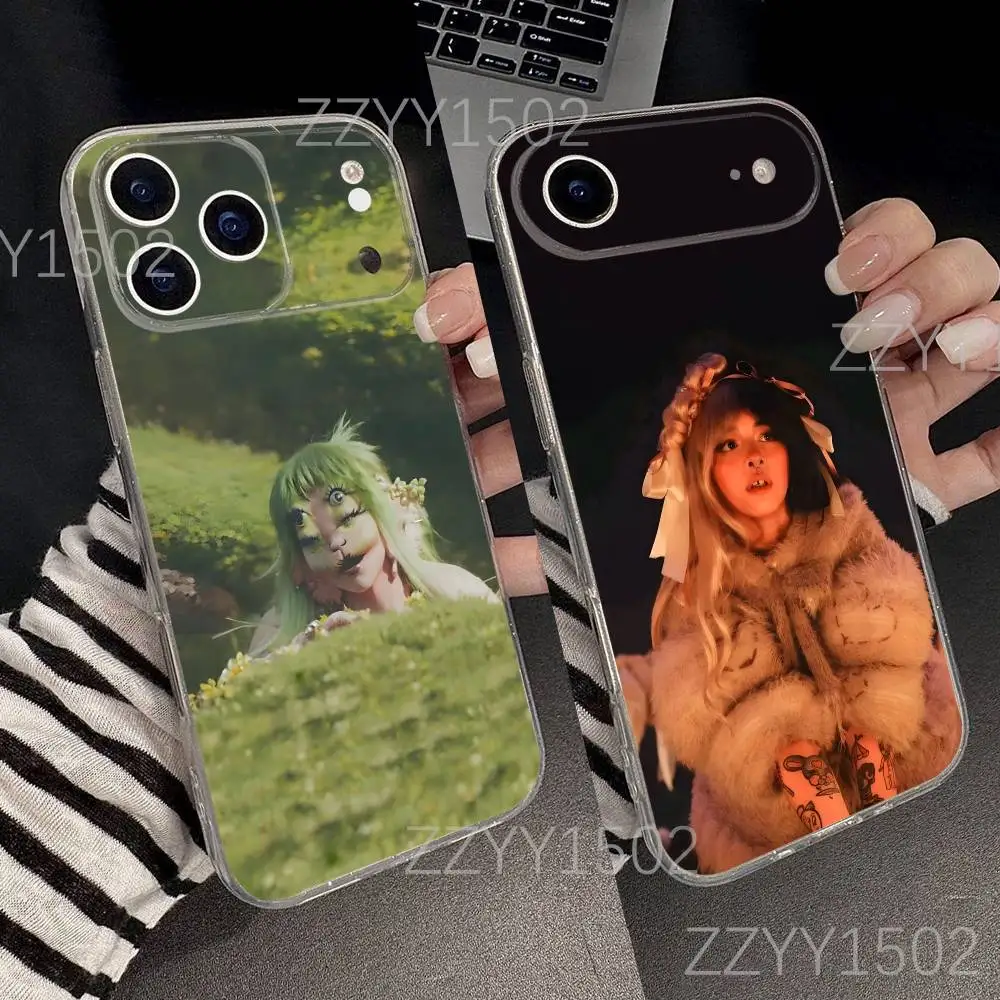 

M-Melanie Martinez Portals Phone Case For iPhone 17,16,15,14,13,12,11 Pro,Max,Plus,X,XS,XR,SE4,E Mini Transparent Soft