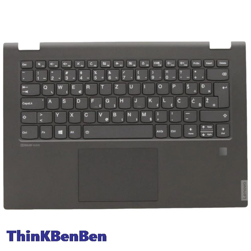 

SI Slovenian Backlit Keyboard BK PL Upper Case Palmrest Shell FPR Cover For Lenovo Ideapad Flex C340 14 API IWL IML 5CB0S17342