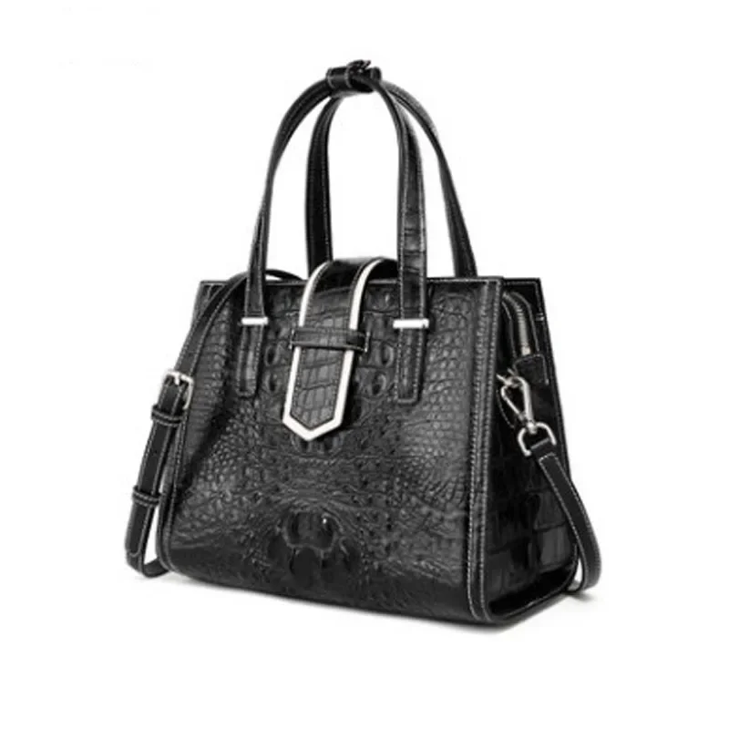 hongzhiyan new European and American style leather handbag female handbag female crocodile bag women handbag