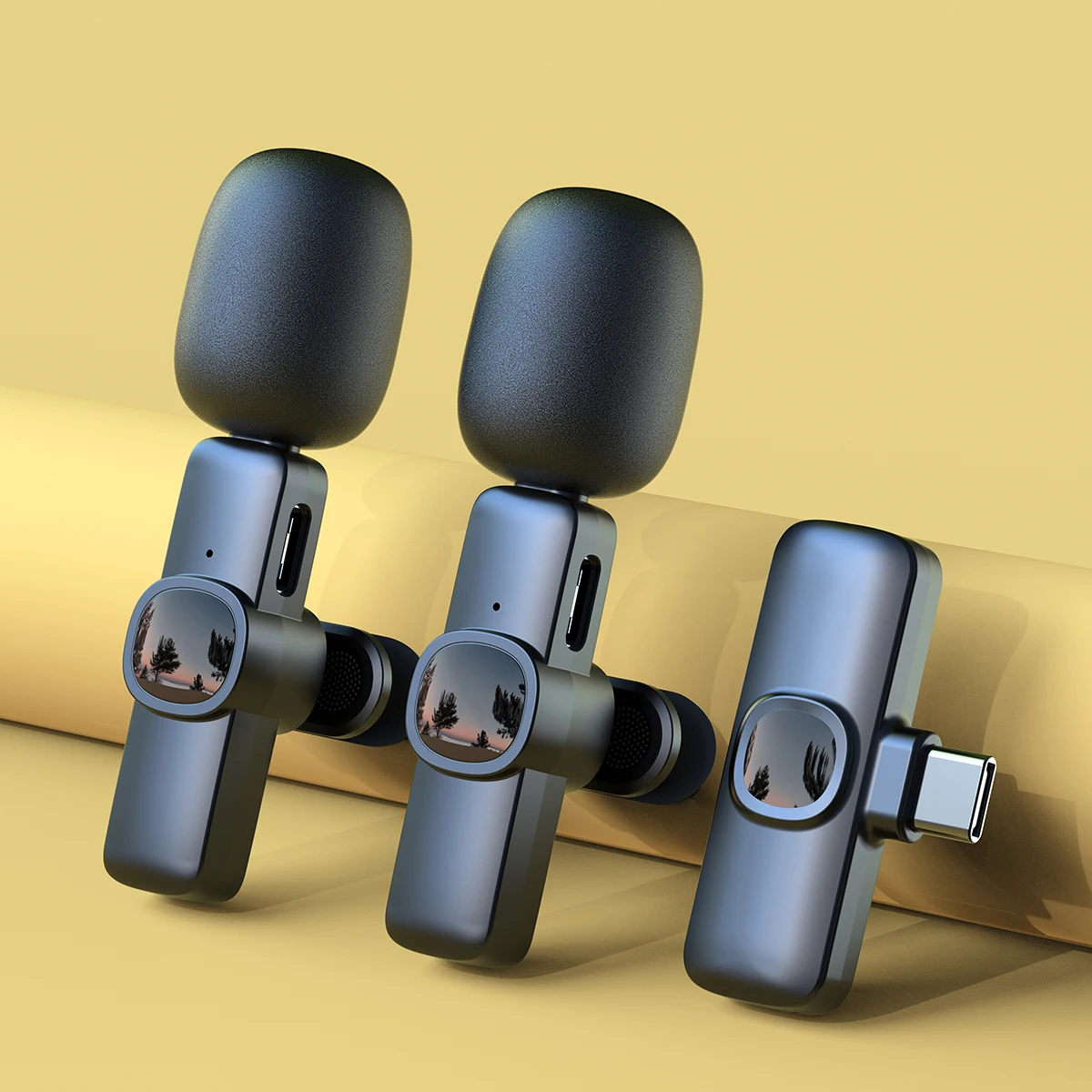 ميكروفون لاسلكي بياقة ، تسجيل الهاتف المحمول ، مشبك طوق Vlog ، ميكروفون صغير ، J 1-Pull ، راديوكين ، جديد