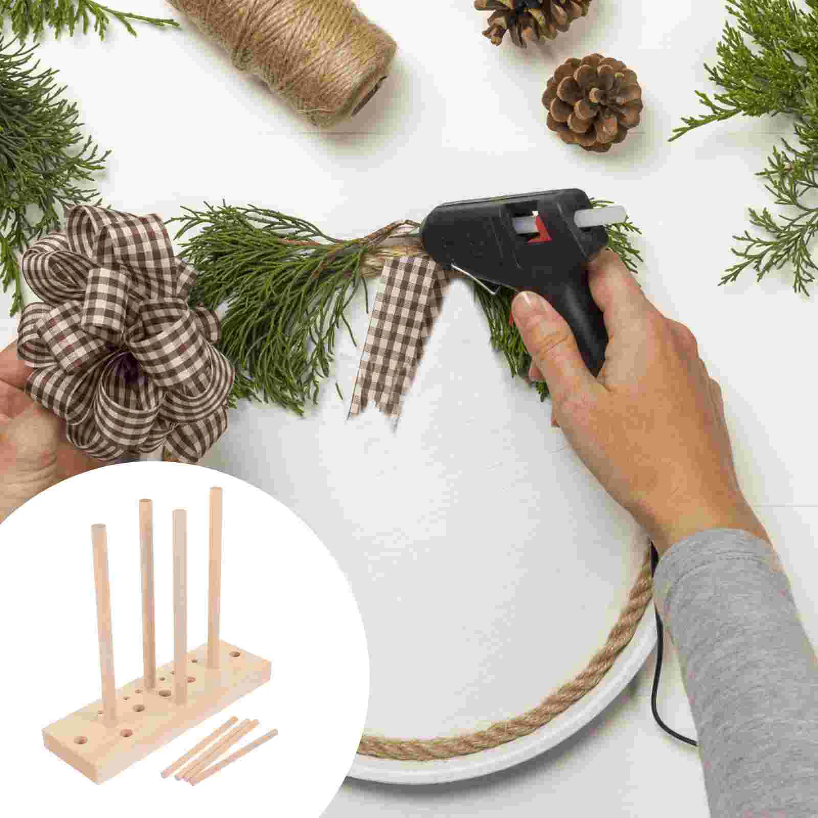 Bow Maker Decor Craft DIY Tool Weaving Making Tools Wooden Bowknot Supplies Ribbon Accessory Wreath Fixing