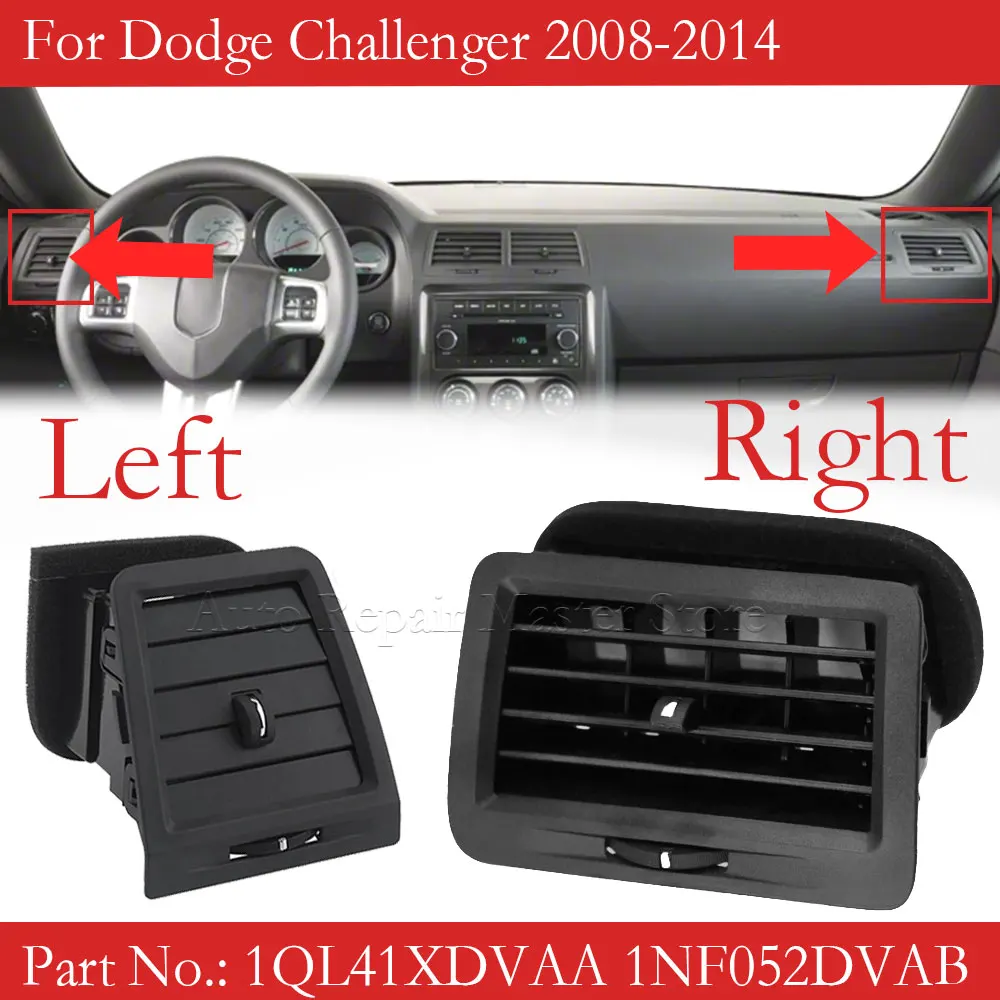 

Left/Right Heat Air Conditioning A/C Outlet Vent For Dodge Challenger 2008 2009 2010 2011 2012 2013 2014 1QL41XDVAA 1NF052DVAB