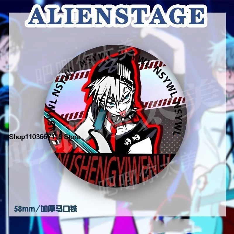 ALIEN STAGE : IVAN & TILL Mini Brooch Fashion Anime Action cosplay Accessories pins