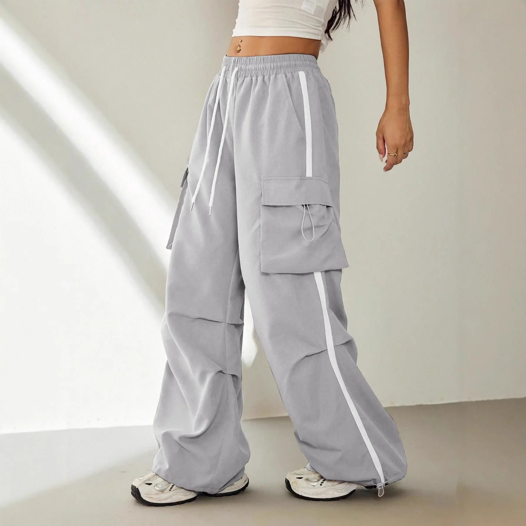 

Брюки для десантника, свободные повседневные рабочие брюки для занятий спортом на открытом воздухе, быстросохнущие прямые карманы