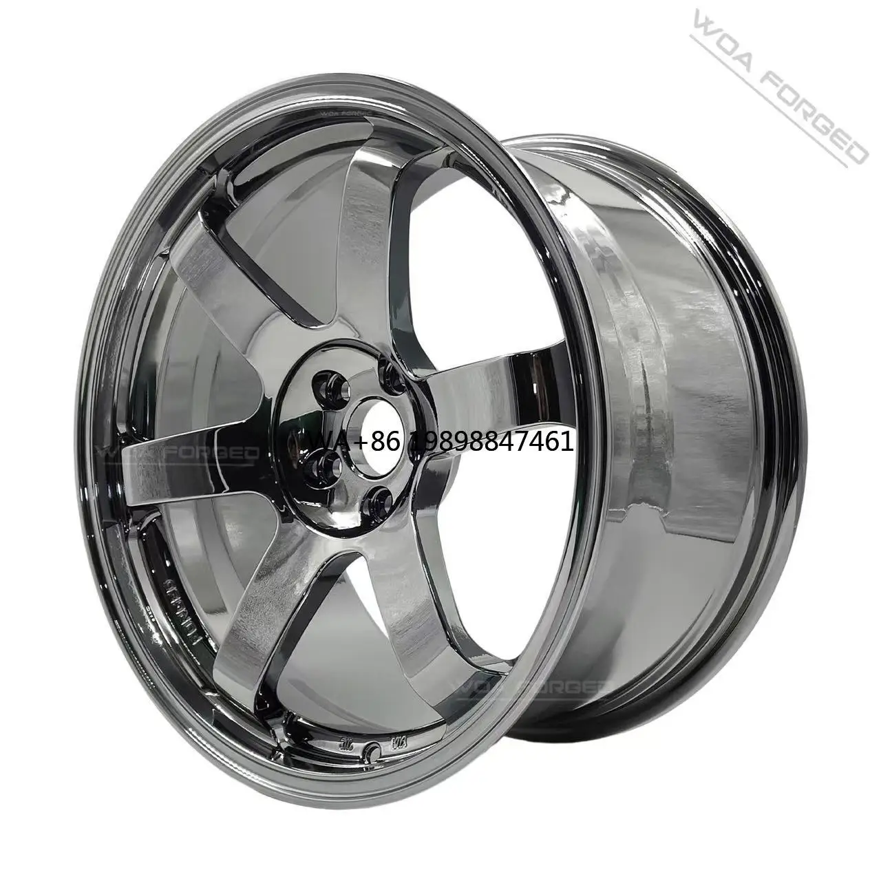 

Alloy Forged Passenger Car Wheels 15-24 Inch 5.114.3 5x112 5x100 Monoblock Concave 5 Spoke Luxury Car Rims for Audi