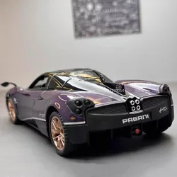 1/32 Pagani Huayra Dinastia Alloy Car Model Diecast Metal High Simulation Toy Vehicle Model With Sound Light Pull Back Kids Gift