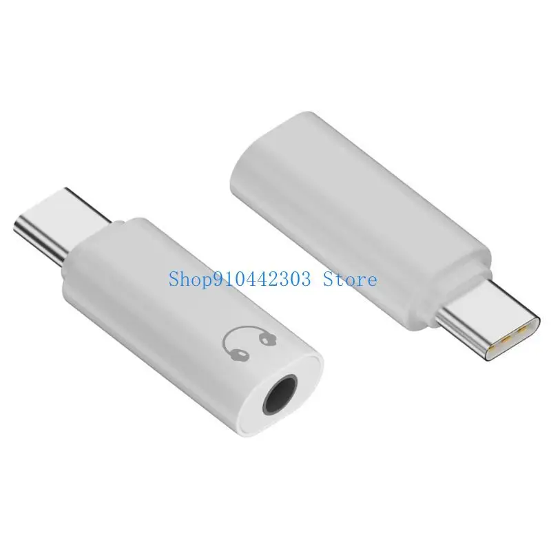 L4MD Facile à utiliser type C à port casque féminin 3,5 mm, avec une puce décodage Connexion fréquence sonore le