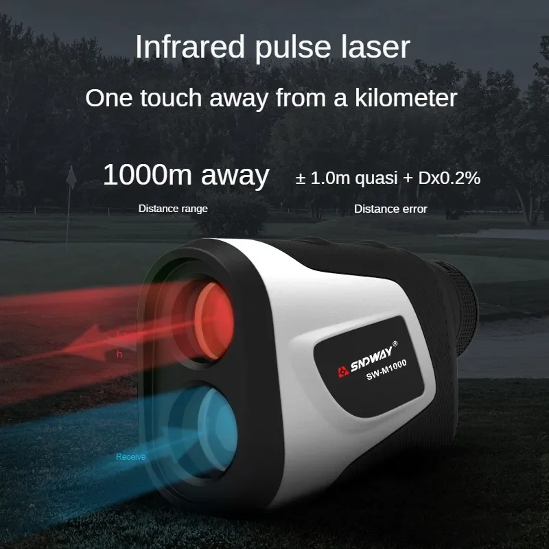 

Telescope Rangefinder Hunting Range Finder High Accuracy Distance Measuring SW‑M700 1000m 500m SNDWAY