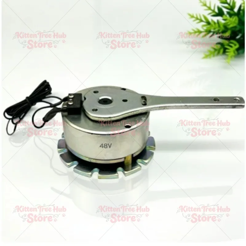 manual release with handle, electromagnetic brake brake