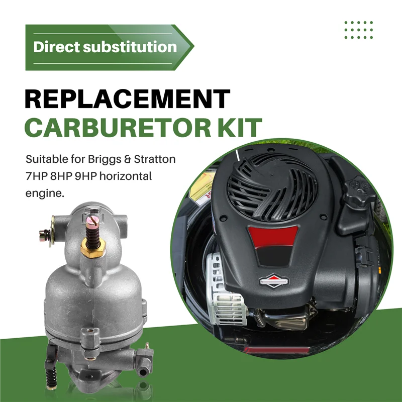 طقم المكربن البديل Forbriggs & Stratton 390323   7HP 8HP 9HP ملحقات المحرك الأفقي أدوات الحدائق