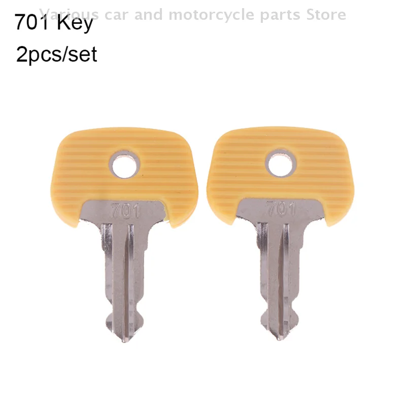 

2Pcs 701/702 Forklift Ignition Key For Trucks 28520480 Yellow Ignition Key Power Start Key Manual Electric Forklift Accessories