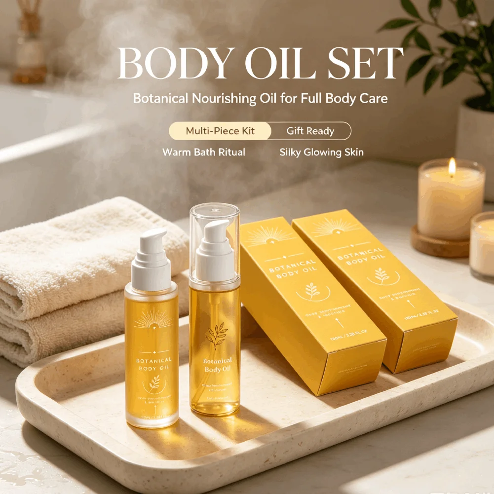 Luxury HYDRATION Body Oil Premium Massage Oil For Dry Rough Skin Anti Wrinkle Chest Thighs Skin Tightening Body Care Oil
