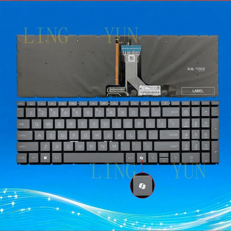 Z  for  HP 17-CN CP 17s-cu 470G8 Laptop Keyboard TPN-L140 I140 I139 L139