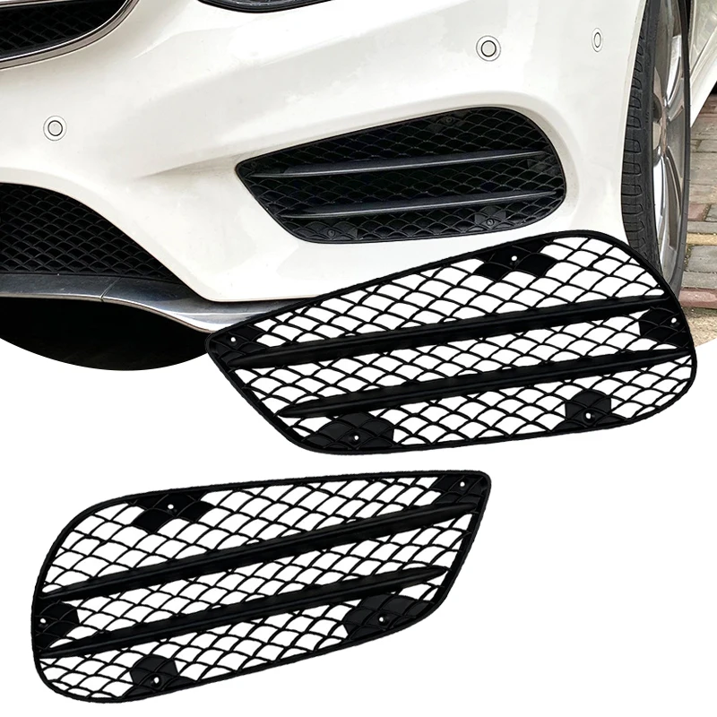 

Автомобильные аксессуары для Mercedes Benz E Class W212 E63 AMG 2013-2015, рамка противотуманной фары, сотовая решетка, накладка на передний бампер, решетка