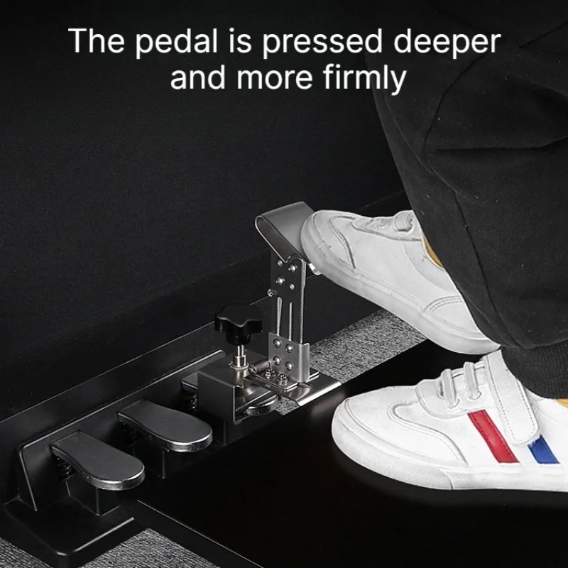 Separate Piano Pedal Adjustable Piano Footrest Silent Children Pedal Height Enhancer Keyboard Instrument Performance Accessories