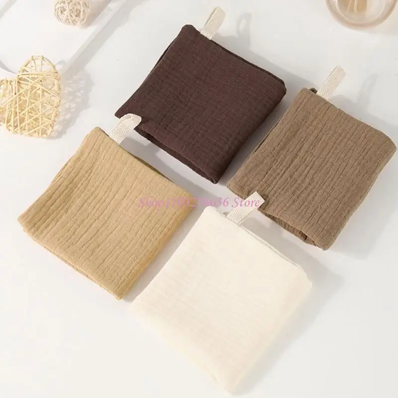 R6FD 5PCS เด็กผ้าเช็ดทำความสะอาดผ้าเช็ดหน้าผ้าเช็ดหน้าสี่เหลี่ยมผ้ากันเปื้อนผ้ากันเปื้อนผ้าเช็ดตัว