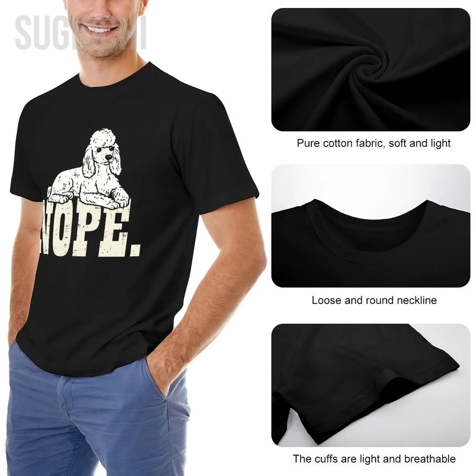 للجنسين الرجال لا كسول القلطي القياسية لعبة صغيرة كلب عاشق المالك التي شيرت تيز تي شيرت النساء الفتيان 100% القطن تي شيرت