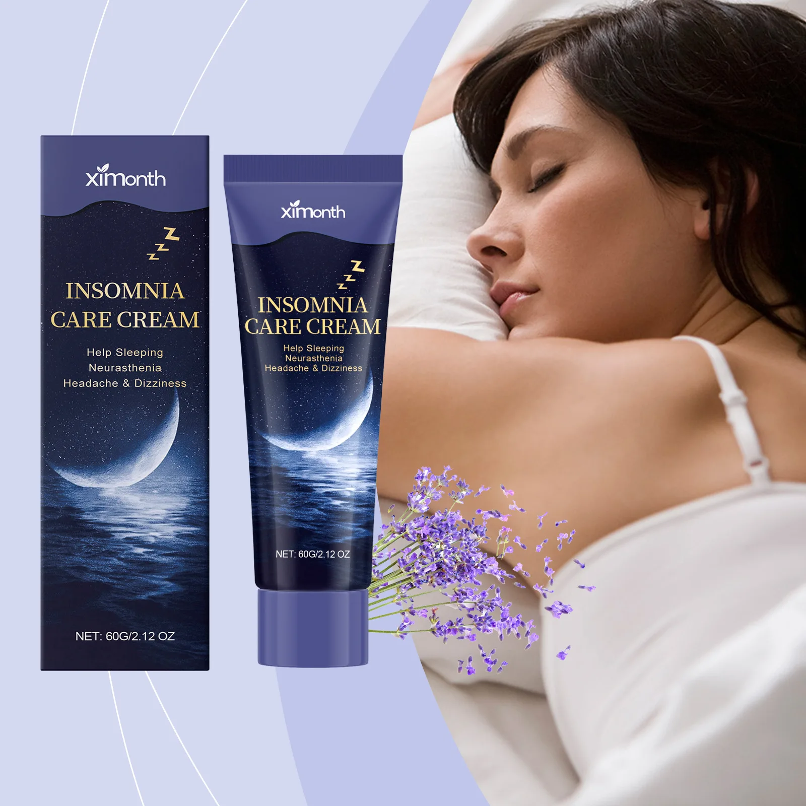 4pcs/set Ximonth Sleep Cream Creates A Comfortable Space At Night, Pamper Sleep And Improve Mood Care Cream