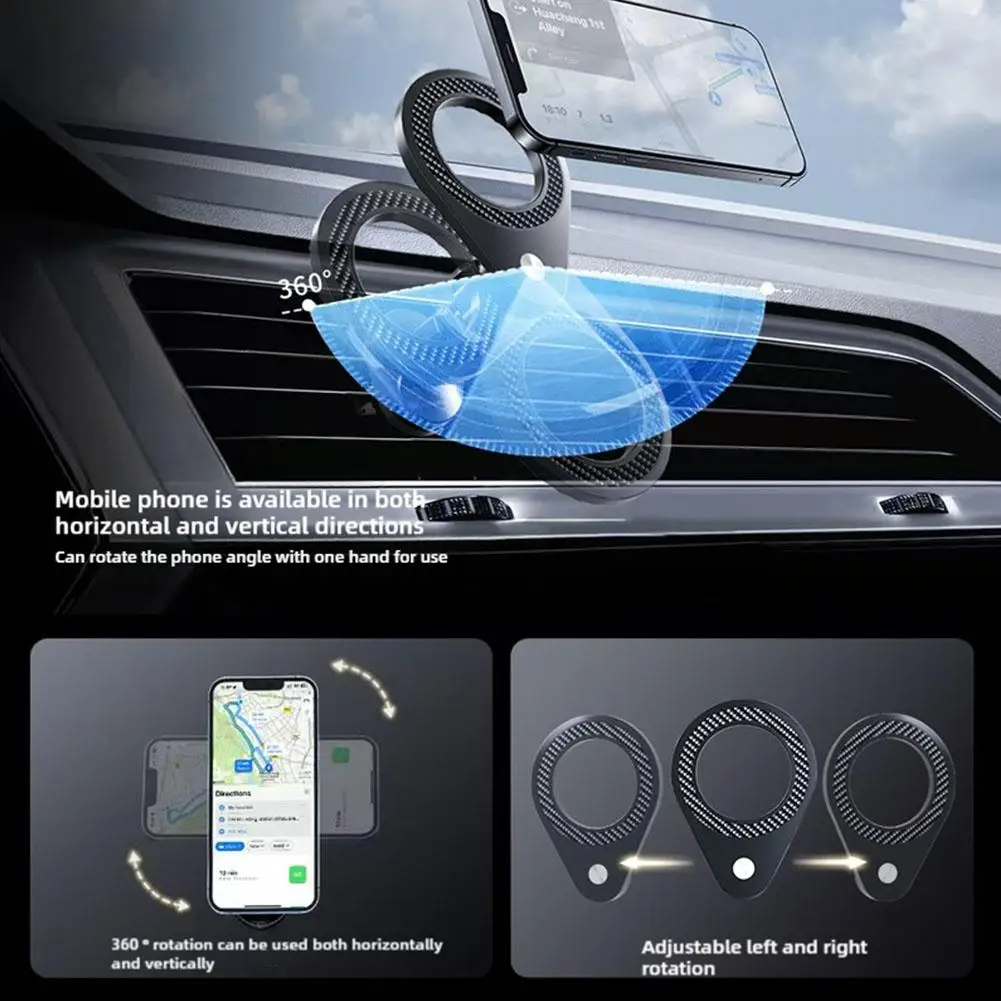 Magnetic Car Mobile Phone Holder Accessories Strong Magnet Car Cellphone Bracket Head For 17mm Ball Head Base Mount G9G9