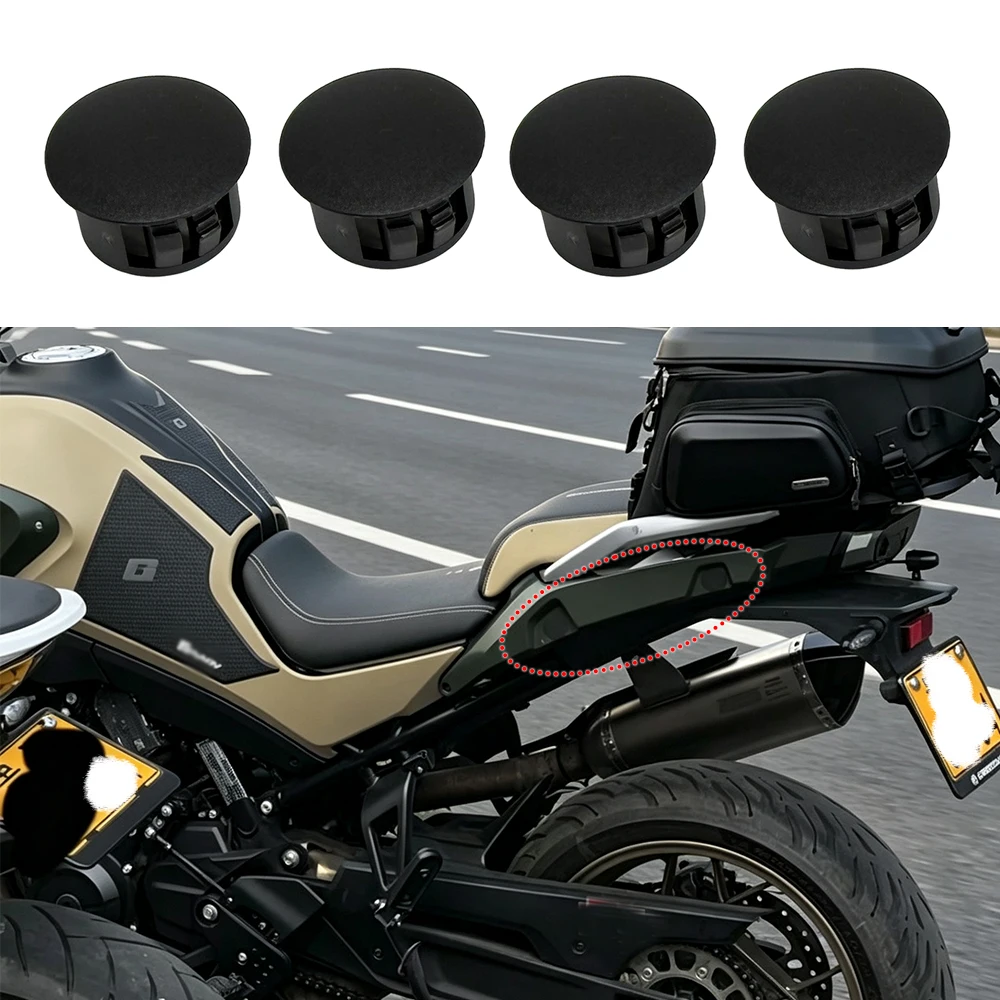 FOR CFMOTO 800MT MT800 2021- 700MT 2025 Rear Frame Dust Cover, Side Case Bracket, Rear Frame Mount Hole Plugs Frame Hole Covers