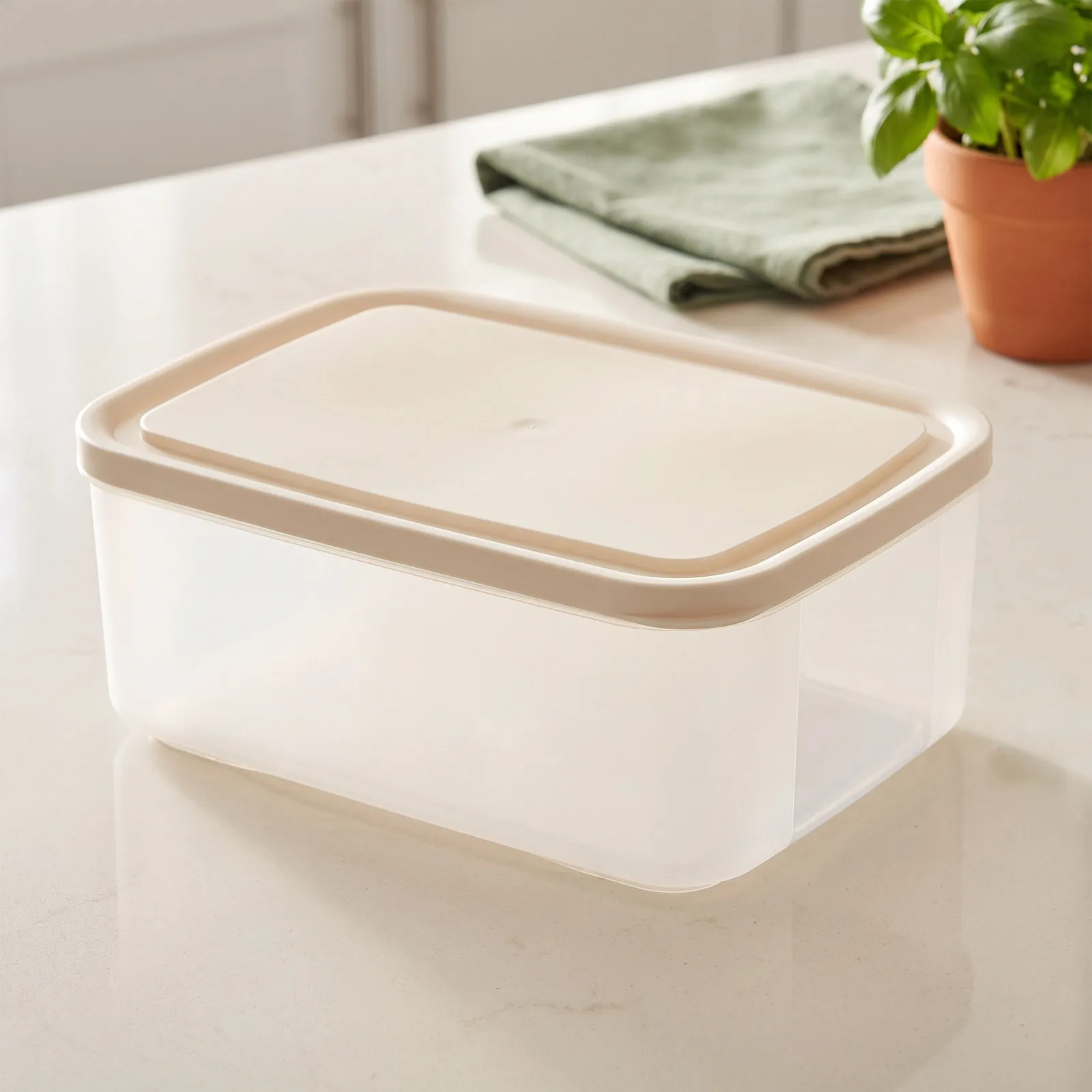 2000/3050ml Bread Dough Proofing Box Pizza Fermentation Tray with Lid Food Storage Container Baking Tool