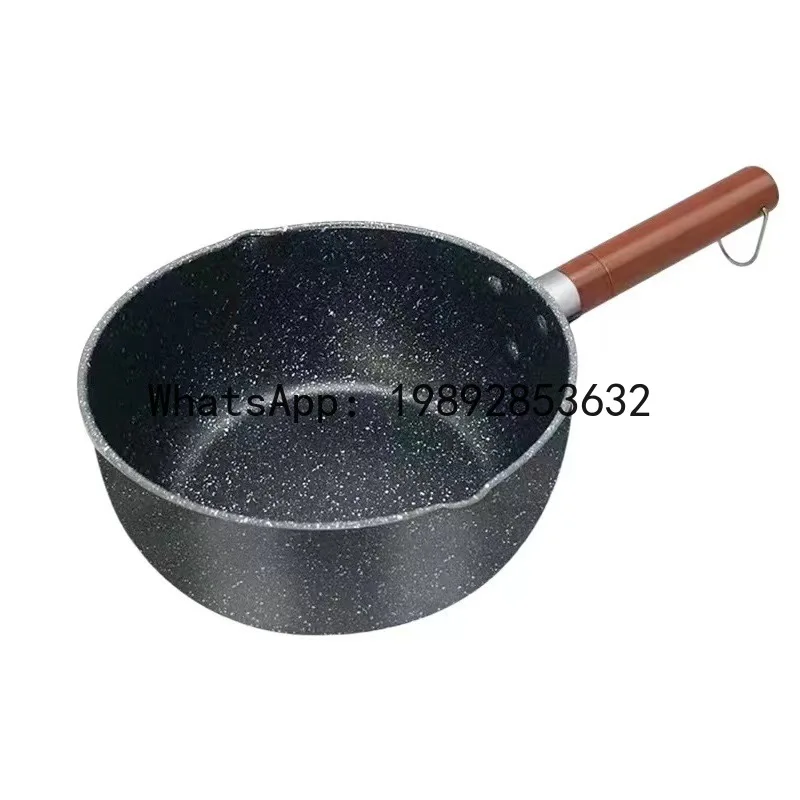 Snow pan food supplement  induction cooker gas stove neutral non-stick pan dormitory instant noodles medical stone milk pan
