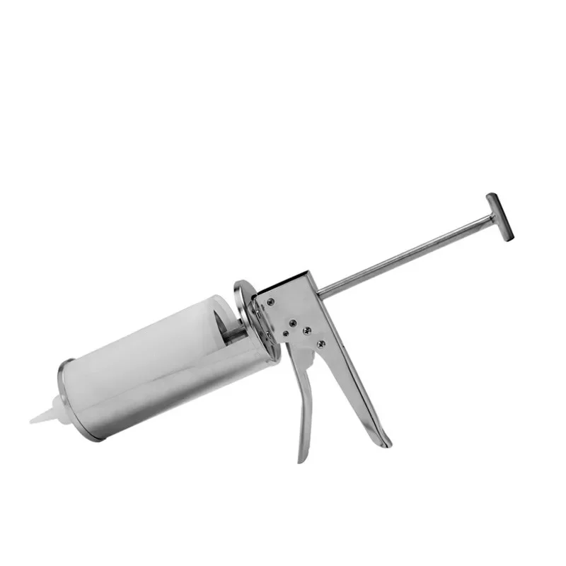 Stainless steel burger sauce gun salad dressing gun Dispenser 10g 20g hamburger jam filler with bottle burgers shop equipment