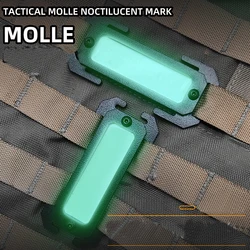 Calal Molle Adctilucent 마크 장착 액세서리, 야외 캡색, 캠핑 하이킹용 범용 빛 흡수 보드, 2 개