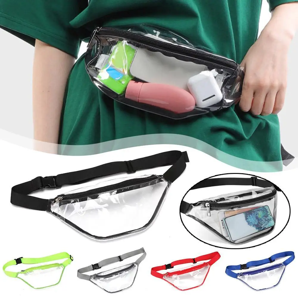 PVC Waterproof Waist Pack Transparent Waterproof Phone Pouch Waist Strap Fanny Pack Bag Floating Women Men For Swimming