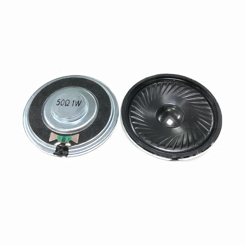 10pcs New Ultra-thin speaker 50 ohms 1 watt 1W 50R speaker Diameter 50MM 5CM thickness 8.5MM