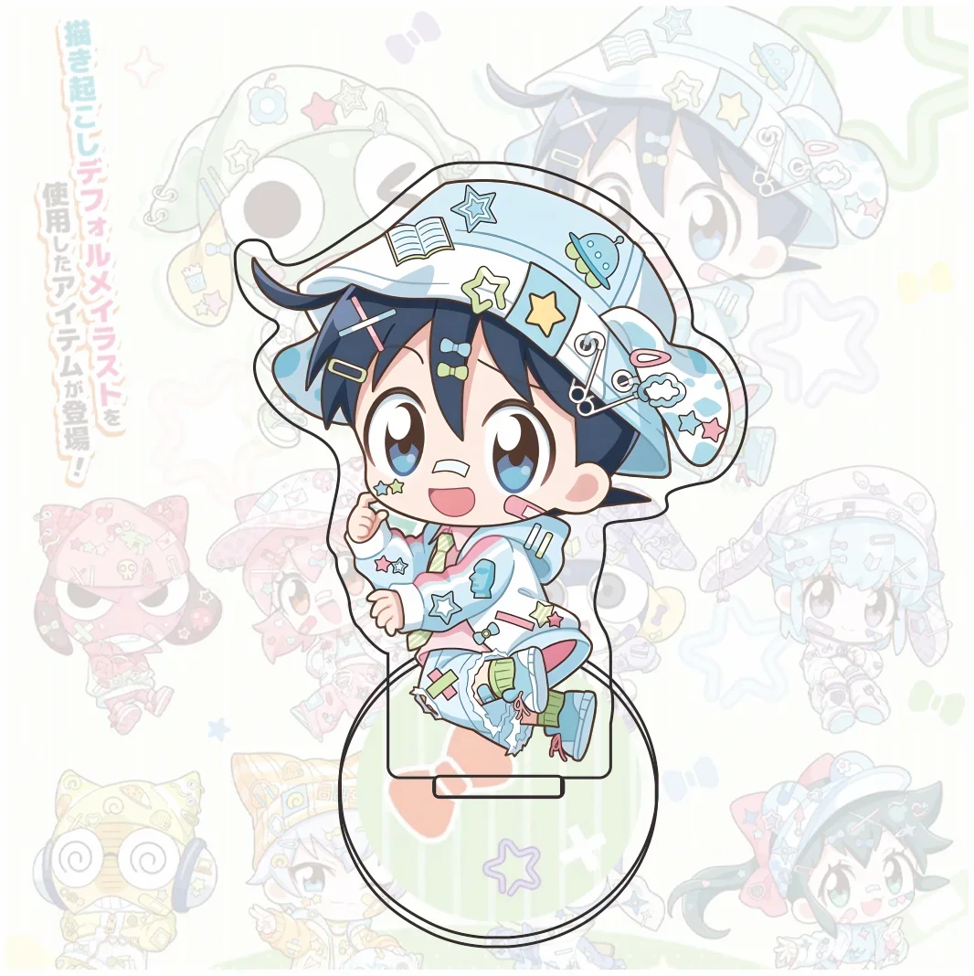 Sgt.Frog Keroro Gunsou Anime Acrylic Stand Keroro Tamama Giroro Kululu Dororo Character Figure Tabletop Decor Cosplay keychain