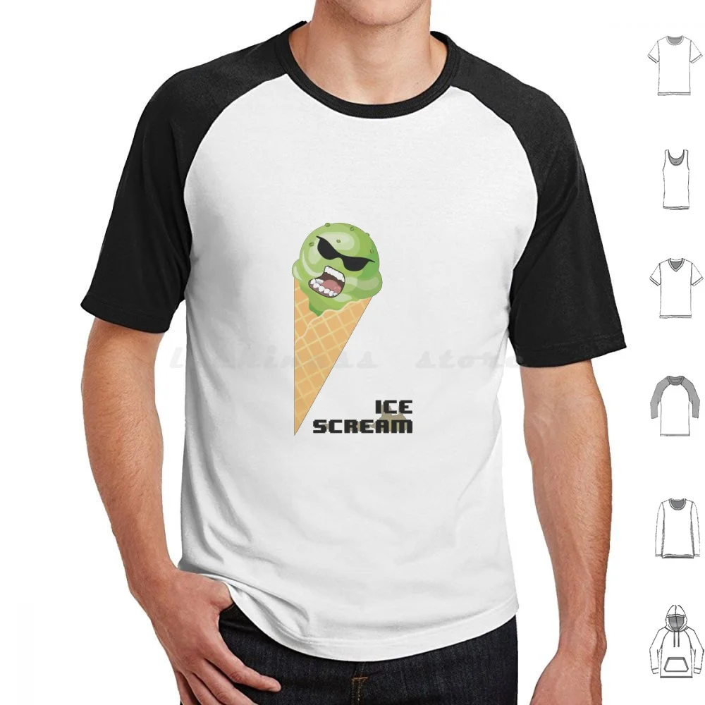 Camiseta con grito de hielo para hombres, mujeres y niños, 6xl, grito de hielo, divertido meme de verano, helado, postre, comida bonita, diversión, vainilla dulce
