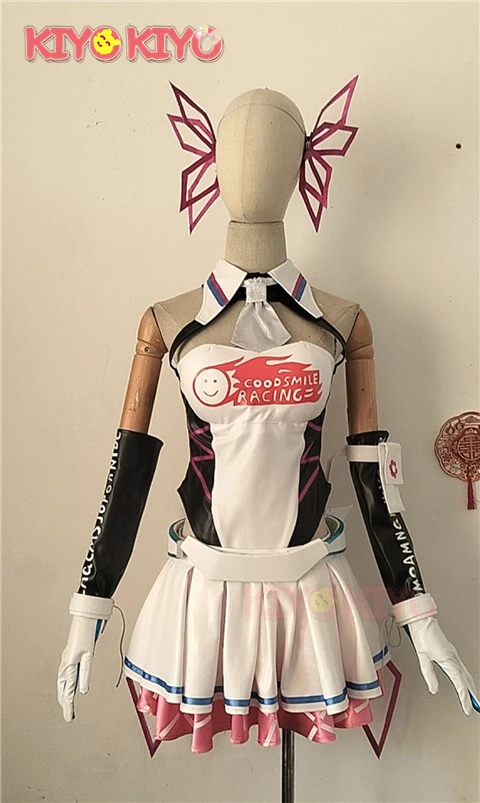 

KIYO-KIYO Miku 2021 Racing suit Cosplay Costume Women Dress Halloween Custom size made