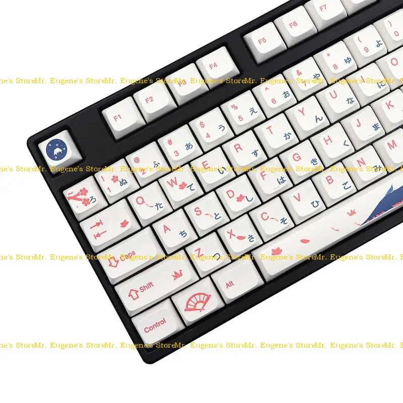 

D08B XDA PBT CALECAPS для 130 клавиш Механическая клавишная клавиша краситель Sub Pink Girl