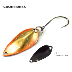 COUNTBASS 1PC 3/64oz 1,2g Casting Löffel Angelköder für Forelle mit Widerhaken