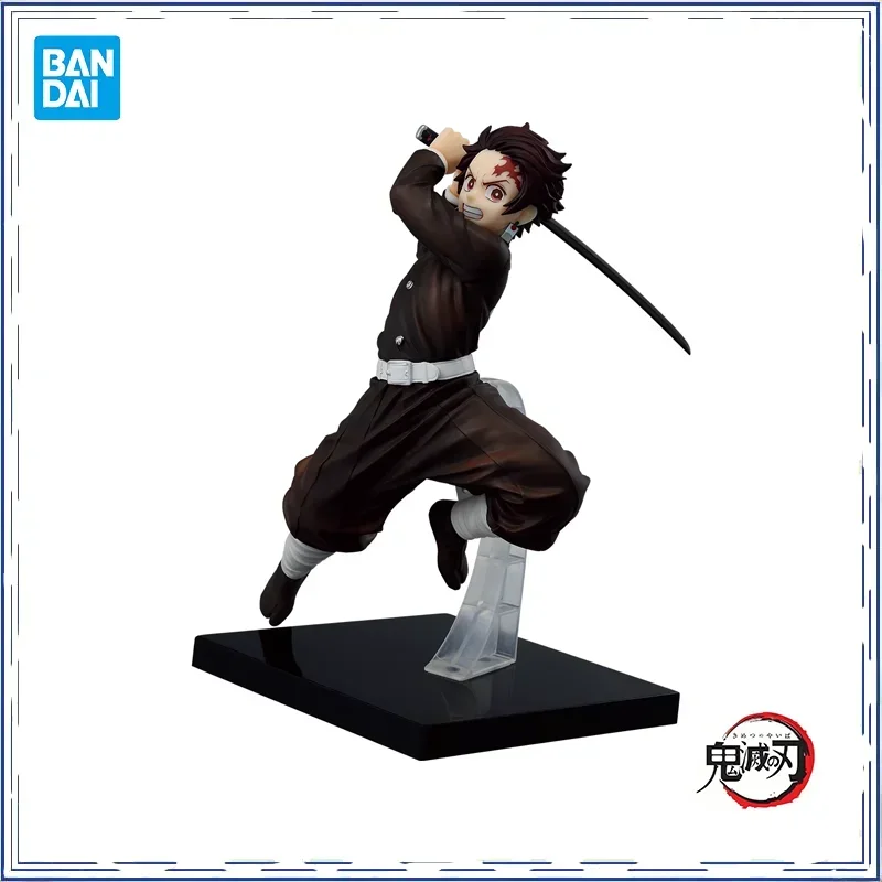 BANDAI SPIRITS Demon Slayer Kamado Tanjirou action figure Forged Knife Village Collectible toys Anime figure In shelf