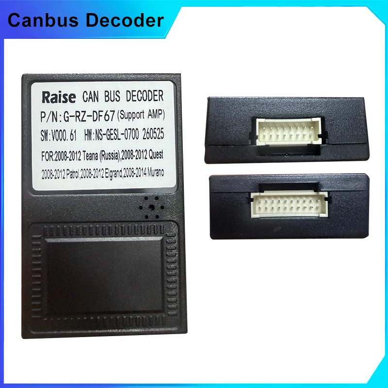 Android Car Radio Stereo cable adapter for Nissan Pathfinder 2008 2012 16pin Wiring Harness Connector Cord  Canbus Decoder