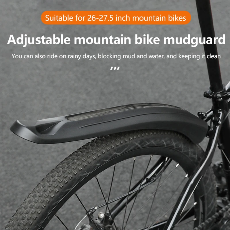 2Pcs Bike Fenders Mudguard Dustproof Bicycle Mud Guard Universal Bicycle Mudguard Splash Proof For 26 27.5 29 Inch Bike