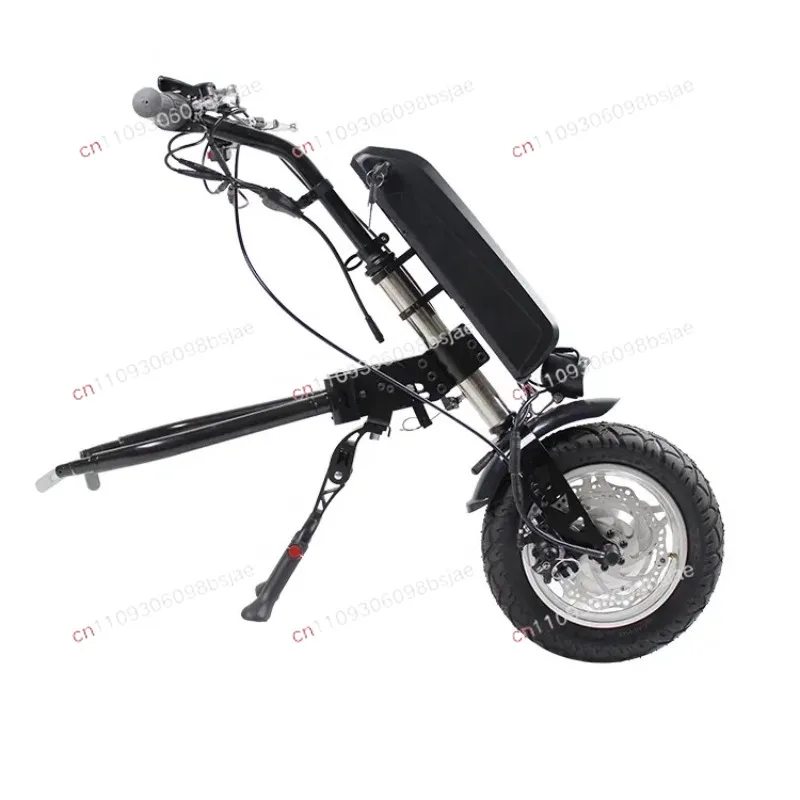 12Inch Black Lightweight Disabled Power Standing Electric Wheelchair High Speed Motor Wheelchair Kit Electric off Road Mobility