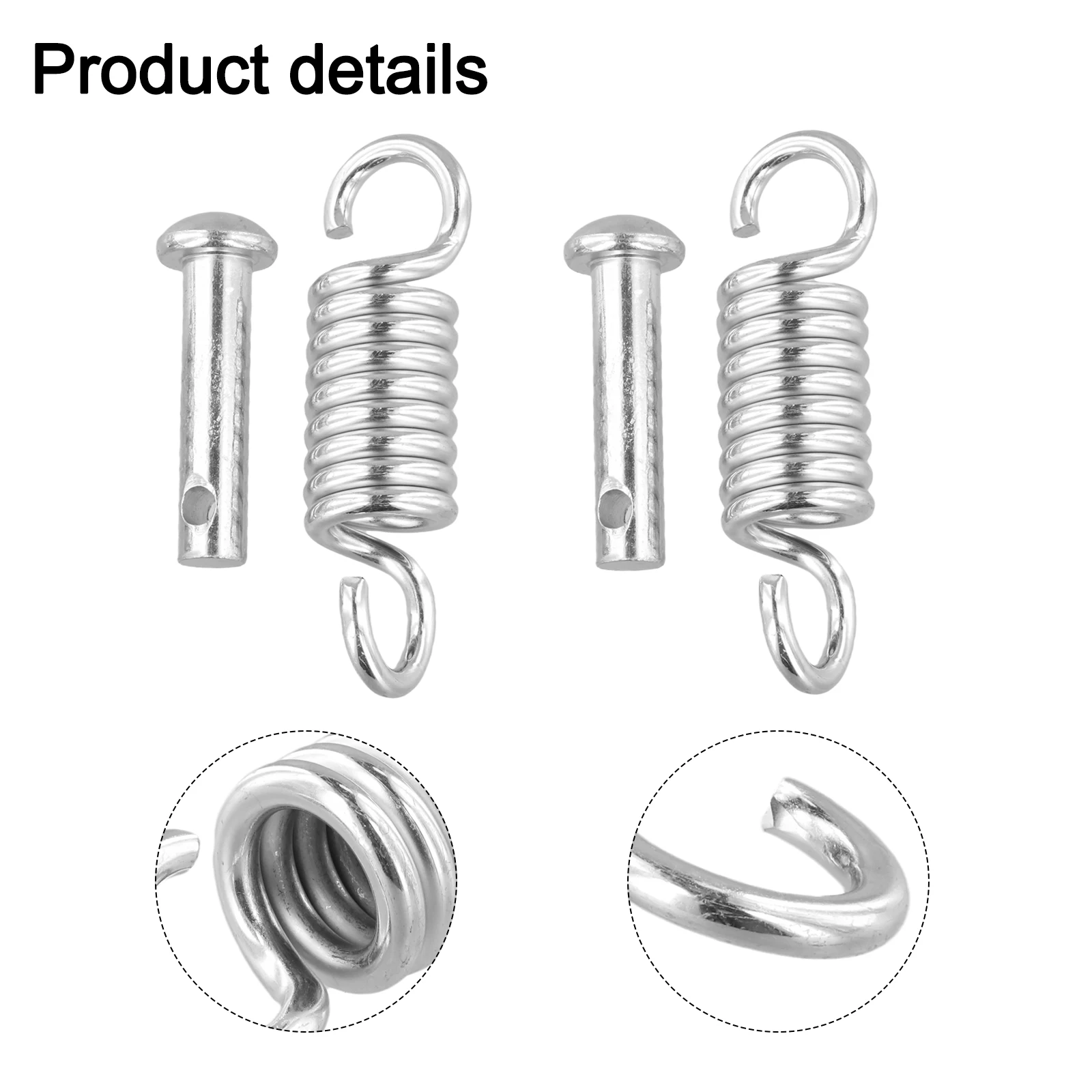 Hanging Structure Support L 19cm Impact-Resistant Spring Long-Term Reliability Robust Pin And Spring Supports Substantial Weight